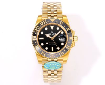 Clean Factory ROLEX GMT  904L Steel 3285 Movement Black Watch